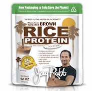 Jay Robb's Chocolate Sprouted Brown Rice Protein Powder